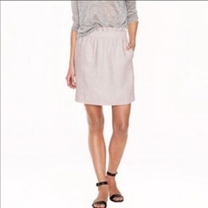 J. Crew Linen City Mini skirt